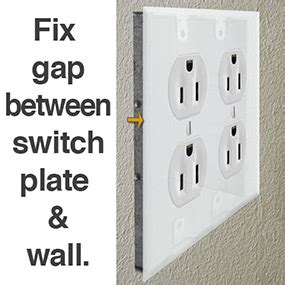 frame for over enlarge electrical outlet boxes|protruding electrical box covers.